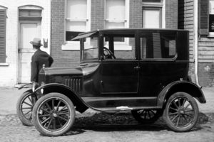 1923, Ford, Model t, Tudor, Sedan, Retro