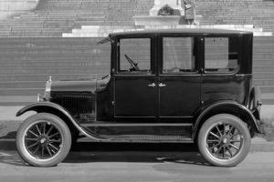 1925, Ford, Model t, Fordor, Sedan, Retro