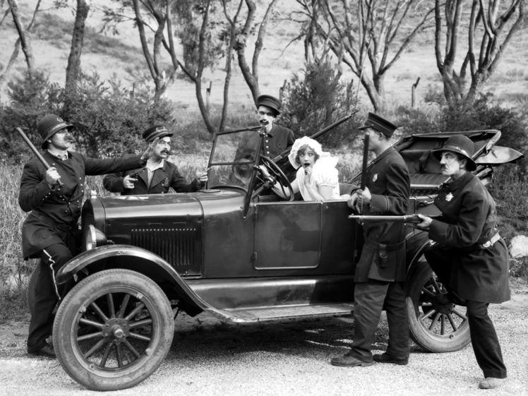 1926, Ford, Model t, Fordor, Touring, Retro, Police HD Wallpaper Desktop Background