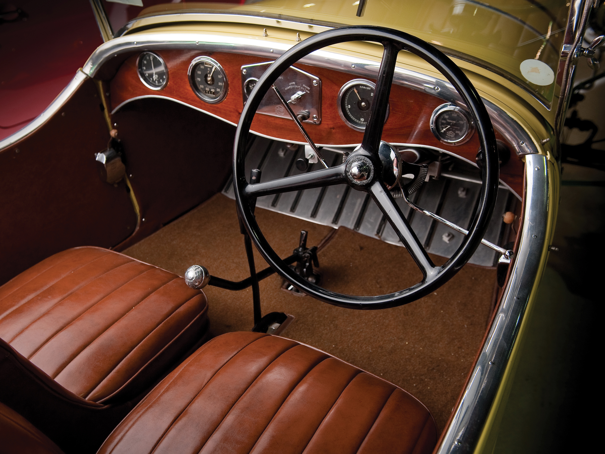 1929, Ford, Model t, Frontenac, Speedster, Retro, Interior Wallpaper