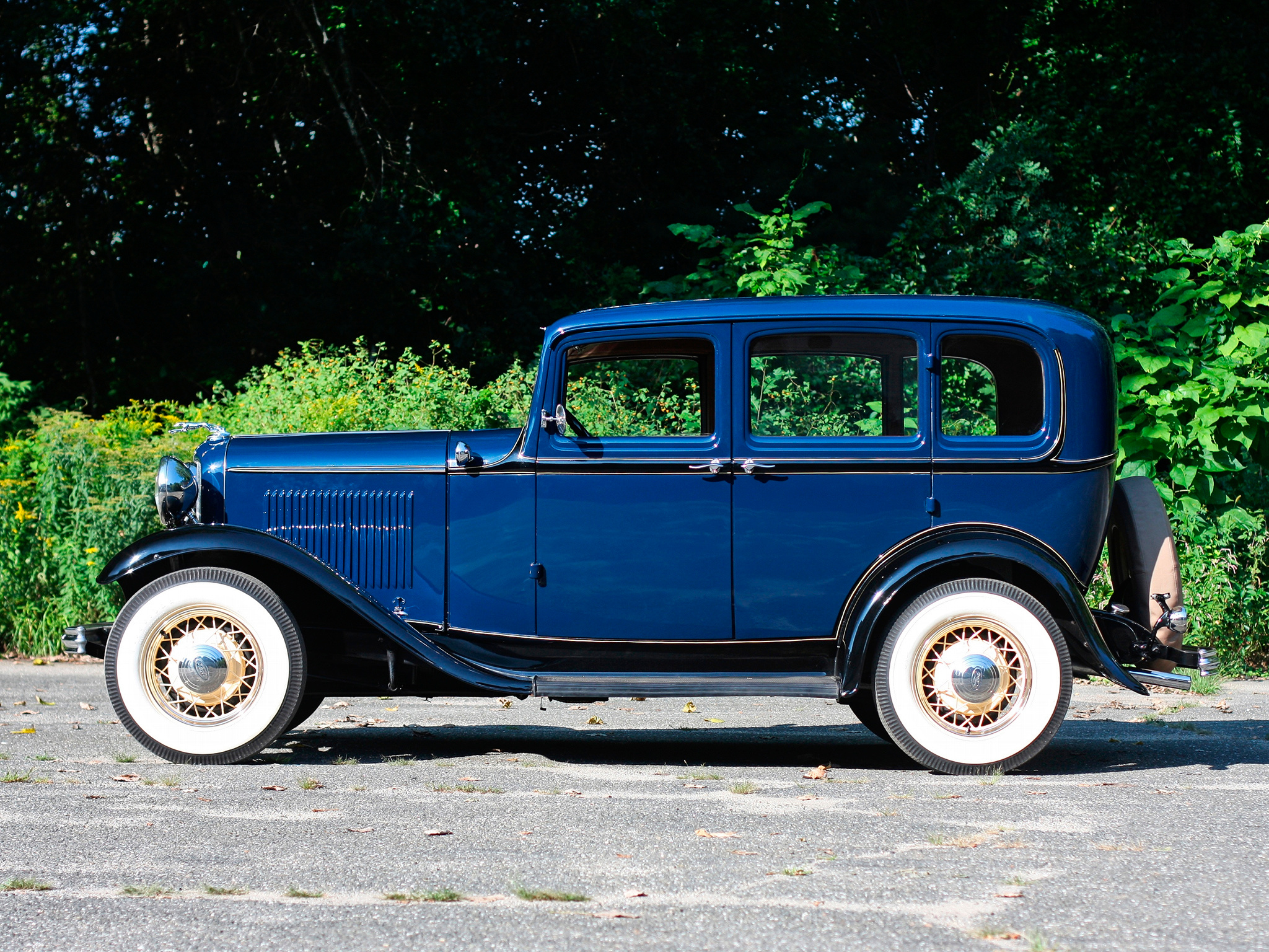 1932, Ford, Model b, Deluxe, Fordor, Sedan, 160, Retro Wallpaper