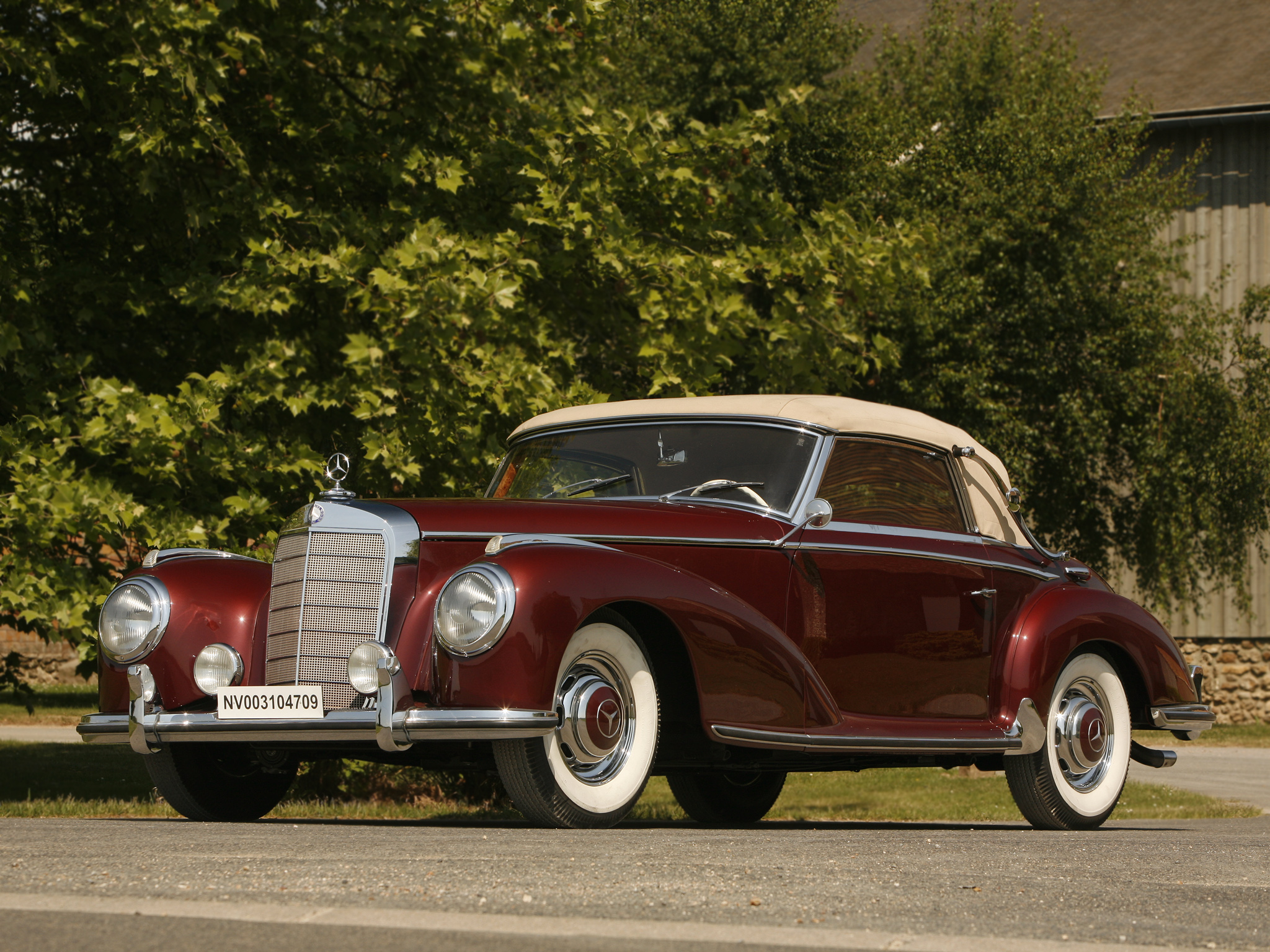1951, Mercedes, Benz, 300 s, Cabriolet, A, W188, Retro, Luxury Wallpaper
