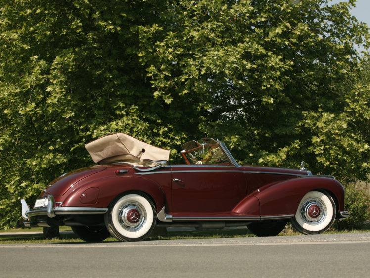1955, Mercedes, Benz, 300 s, Cabriolet, A, W188, Retro, Luxury HD Wallpaper Desktop Background