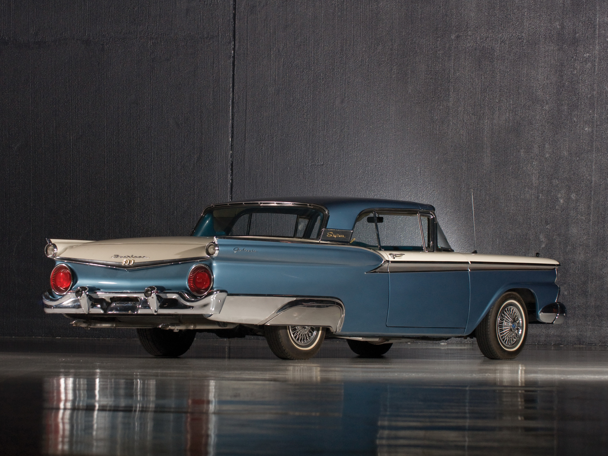 1959, Ford, Galaxie, Skyliner, Retractable, Hardtop, 51a, Retro, Hs Wallpaper