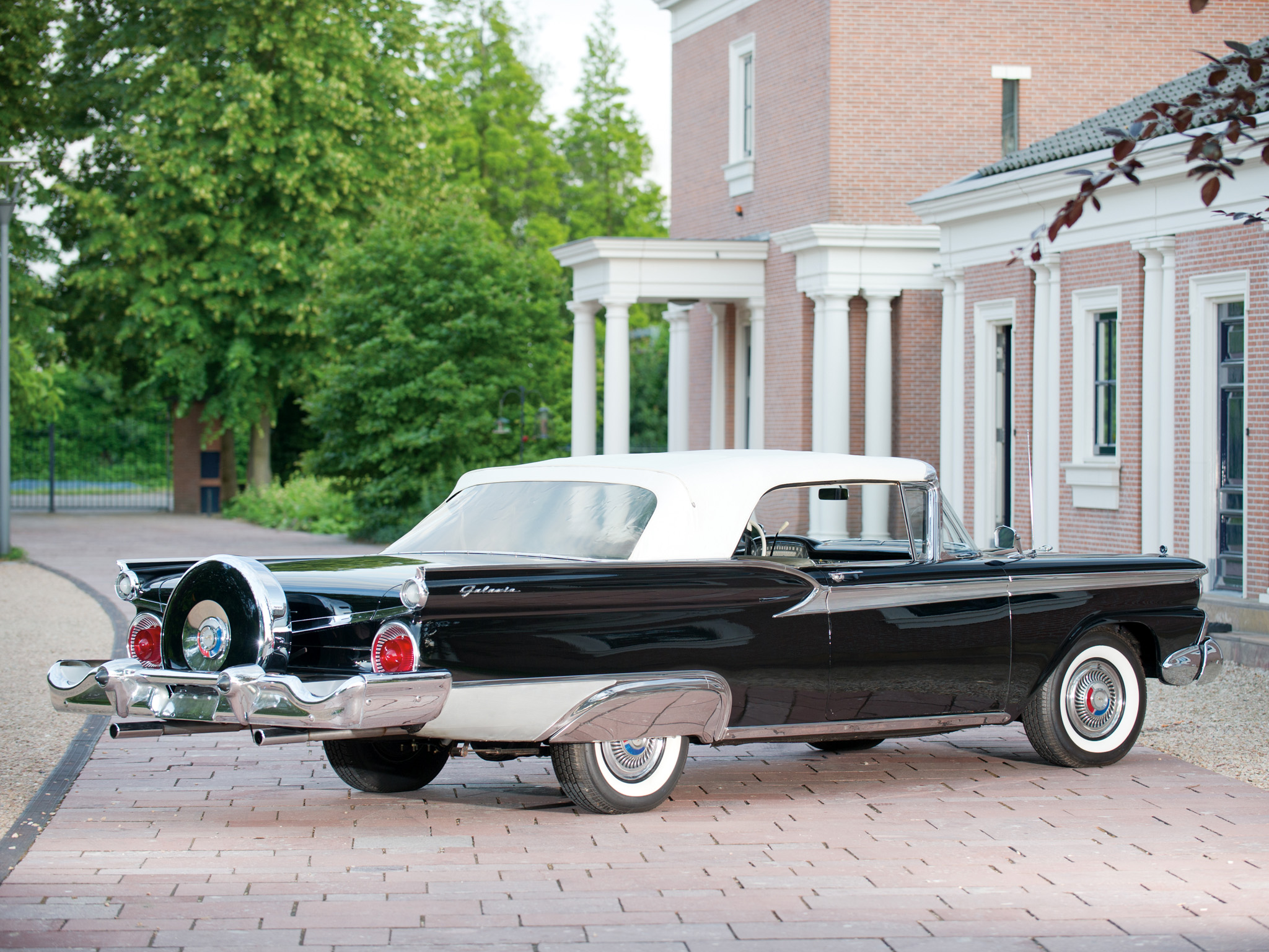 1959, Ford, Galaxie, Sunliner, 76b, Retro, Luxury Wallpaper