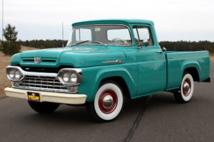 1960, Ford, F 100, Custom, Cab, Styleside, Pickup, Classic