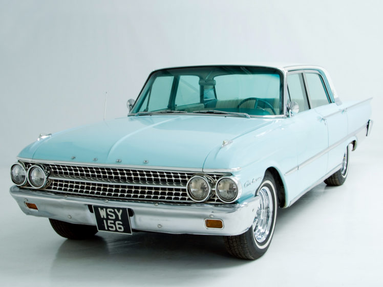 1961, Ford, Galaxie, Sedan, Classic HD Wallpaper Desktop Background