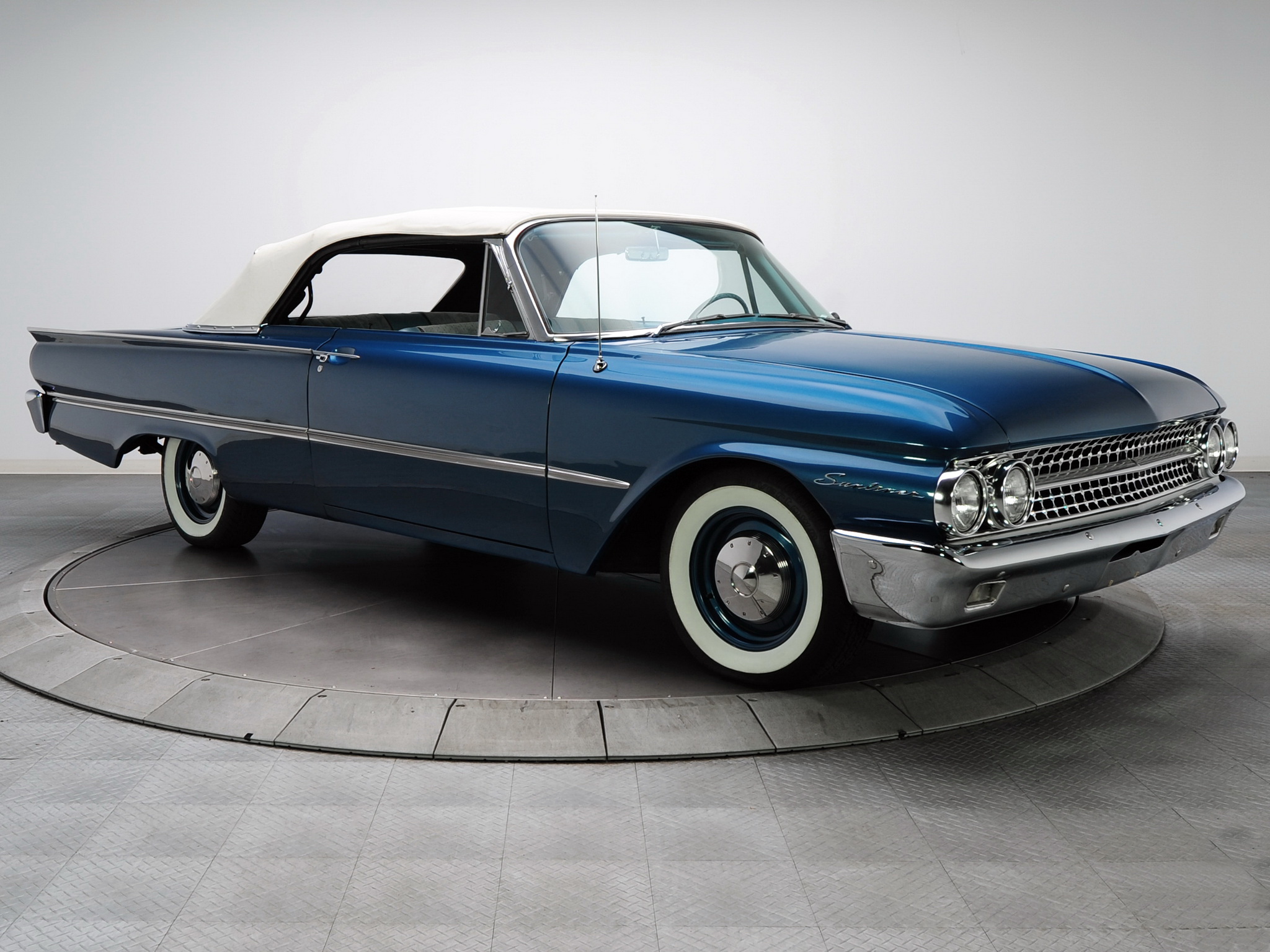 1961, Ford, Galaxie, Sunliner, 390, Classic, Convertible, Gs Wallpaper