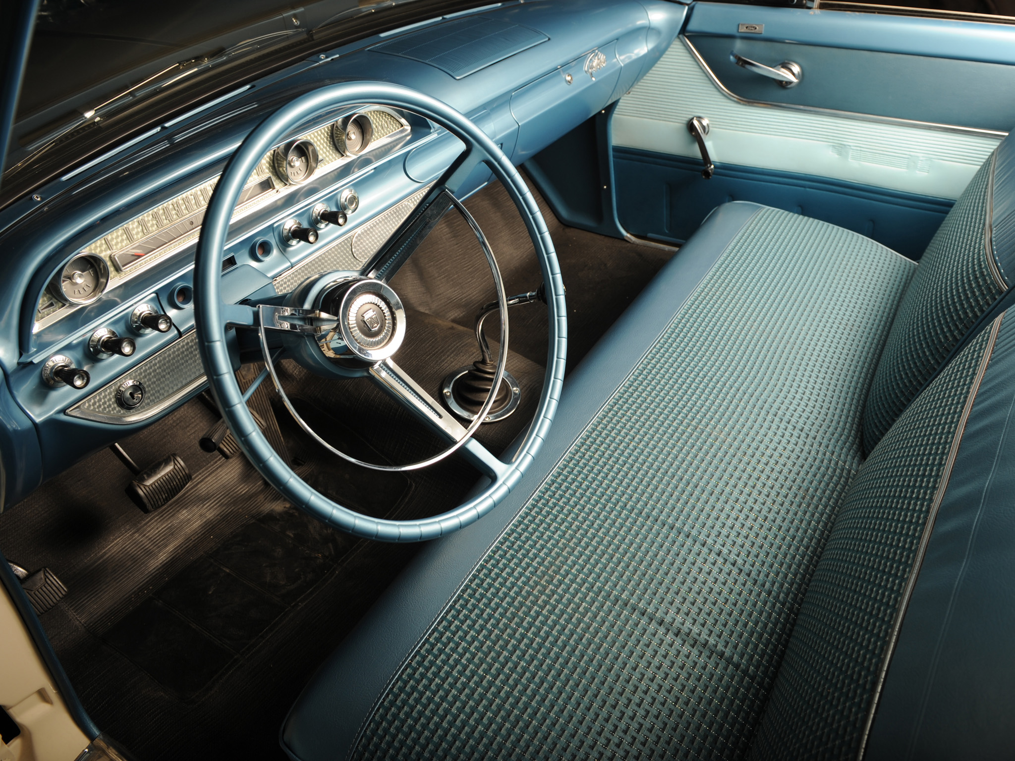 1962, Ford, Galaxie, 406, Lightweight, Muscle, Classic, Race, Racing, Interior Wallpaper