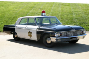 1962, Ford, Galaxie, Town, Sedan, Police, Classic