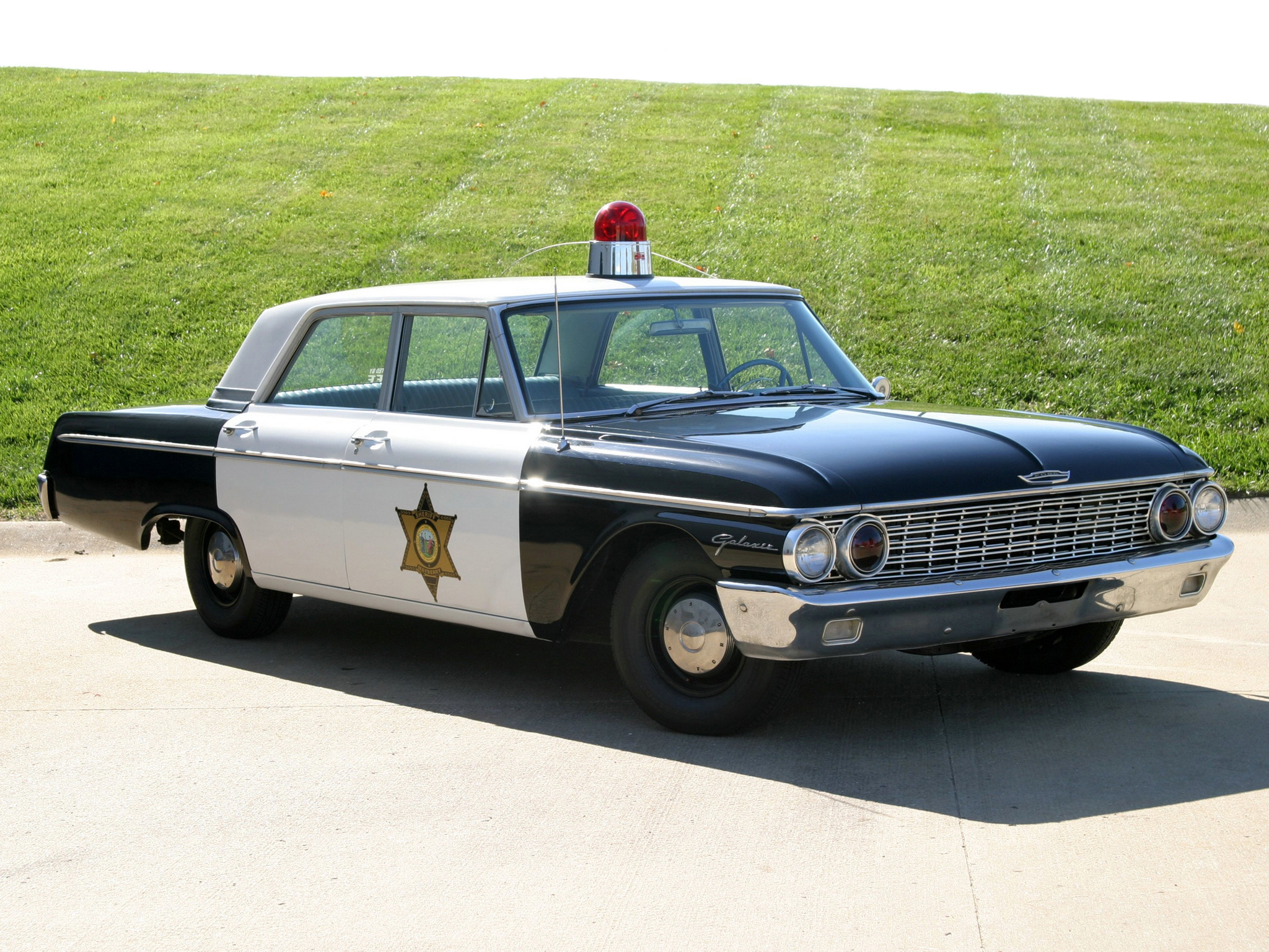 1962, Ford, Galaxie, Town, Sedan, Police, Classic Wallpaper