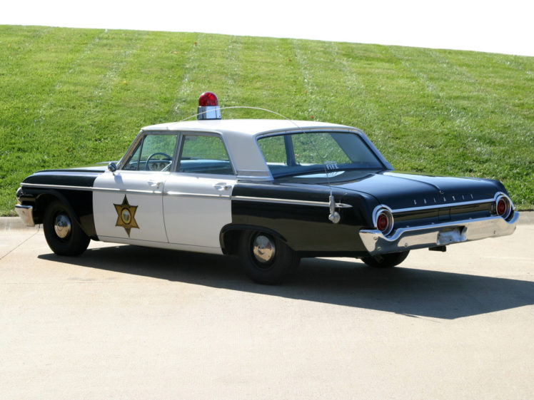 1962, Ford, Galaxie, Town, Sedan, Police, Classic HD Wallpaper Desktop Background