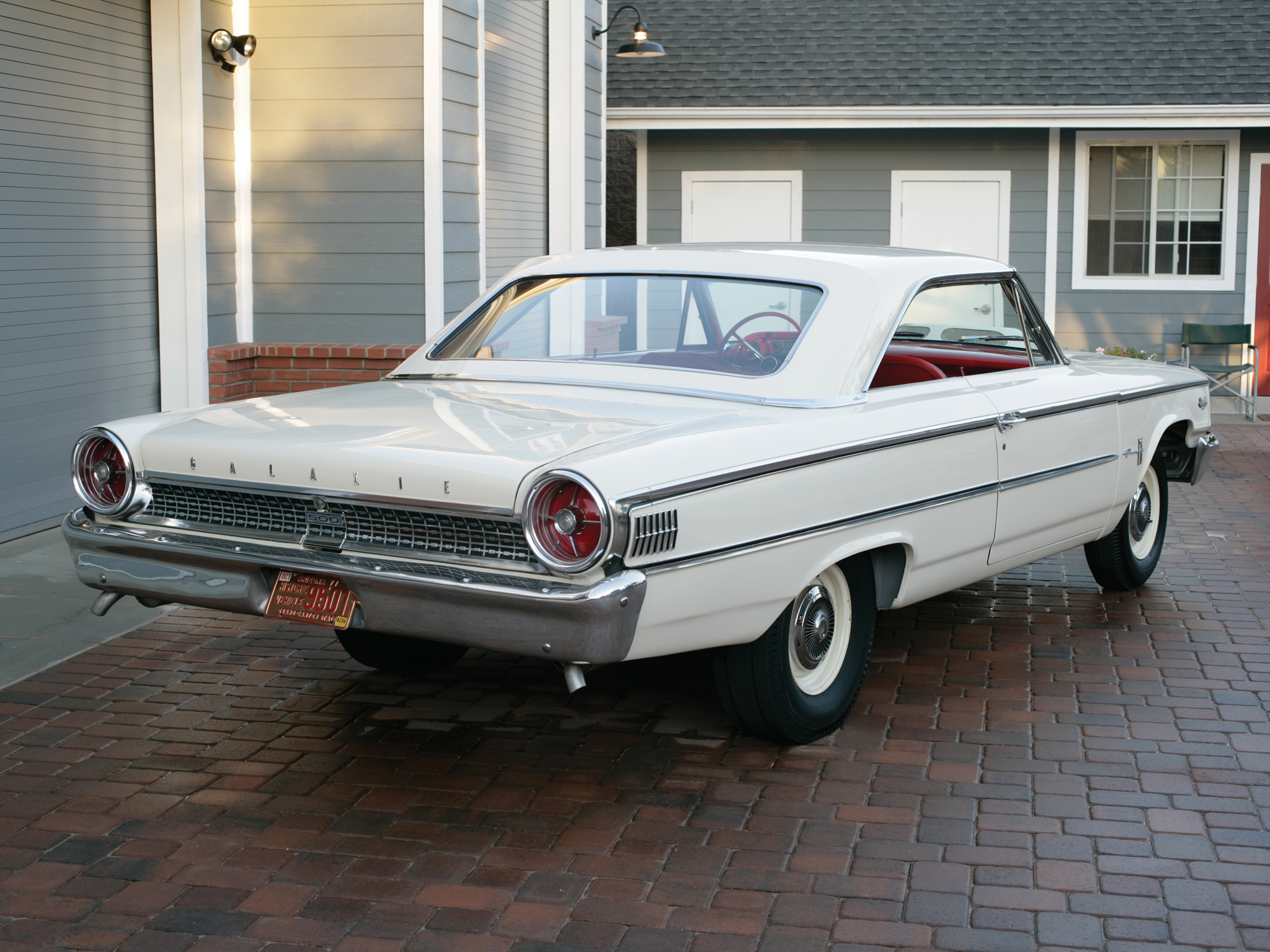 1963, Ford, Galaxie, 500, Factory, Lightweight, Muscle, Classic Wallpaper