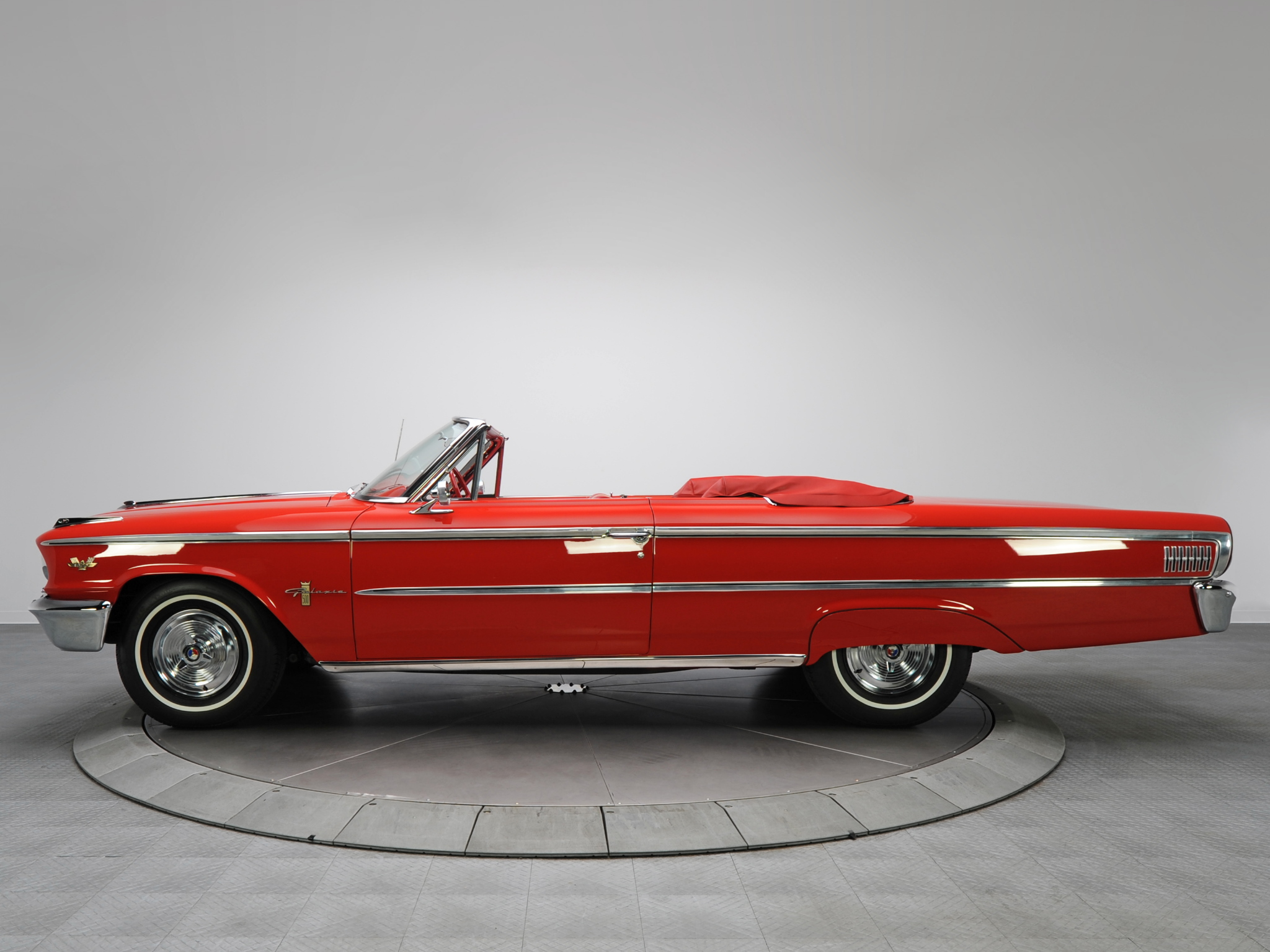 1963, Ford, Galaxie, 500, Sunliner, 6 5, Convertible, Classic Wallpaper