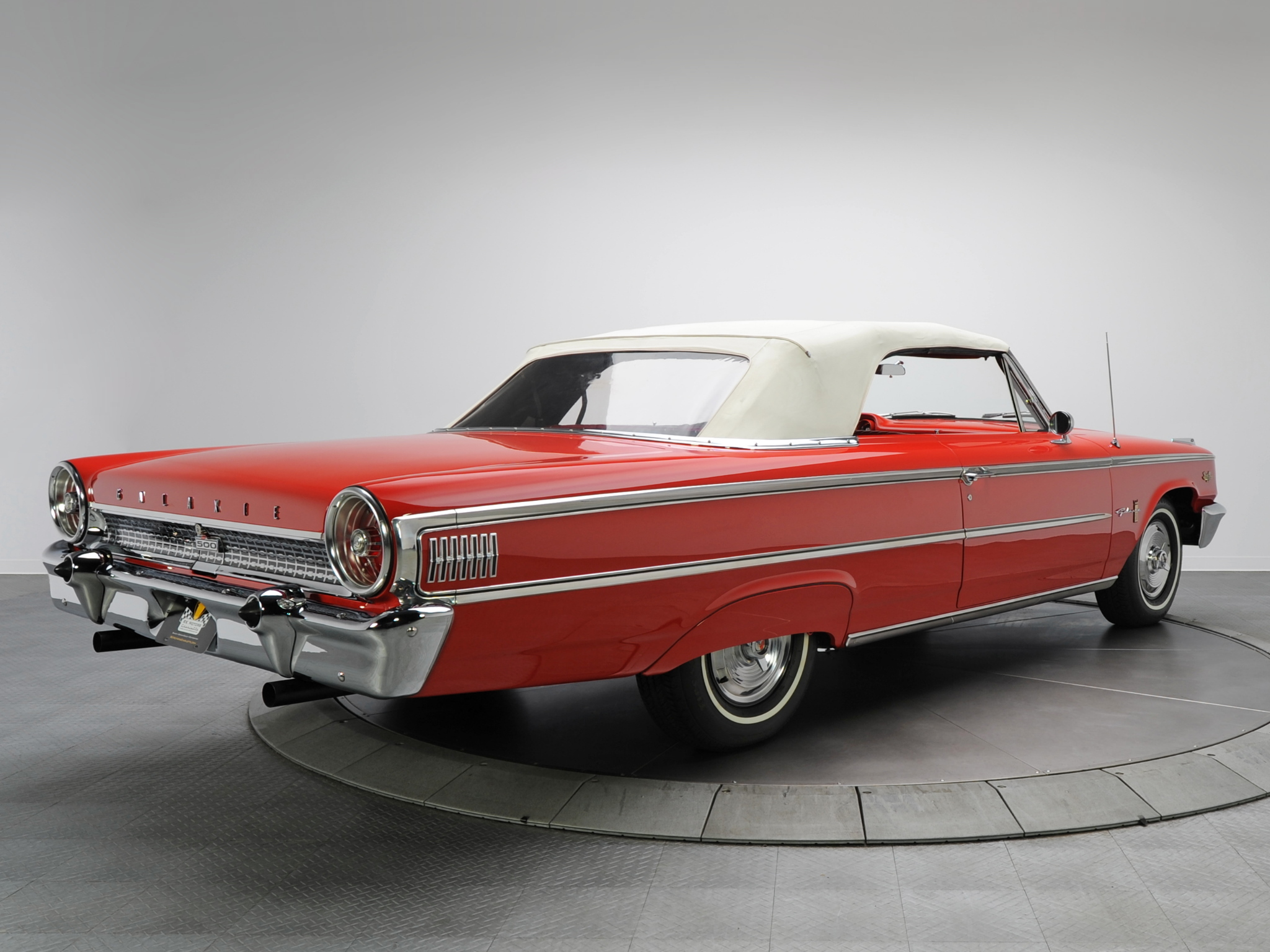 1963, Ford, Galaxie, 500, Sunliner, 6 5, Convertible, Classic Wallpaper