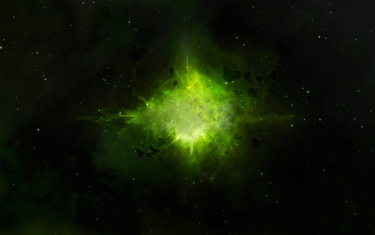 green, Explosion HD Wallpaper Desktop Background