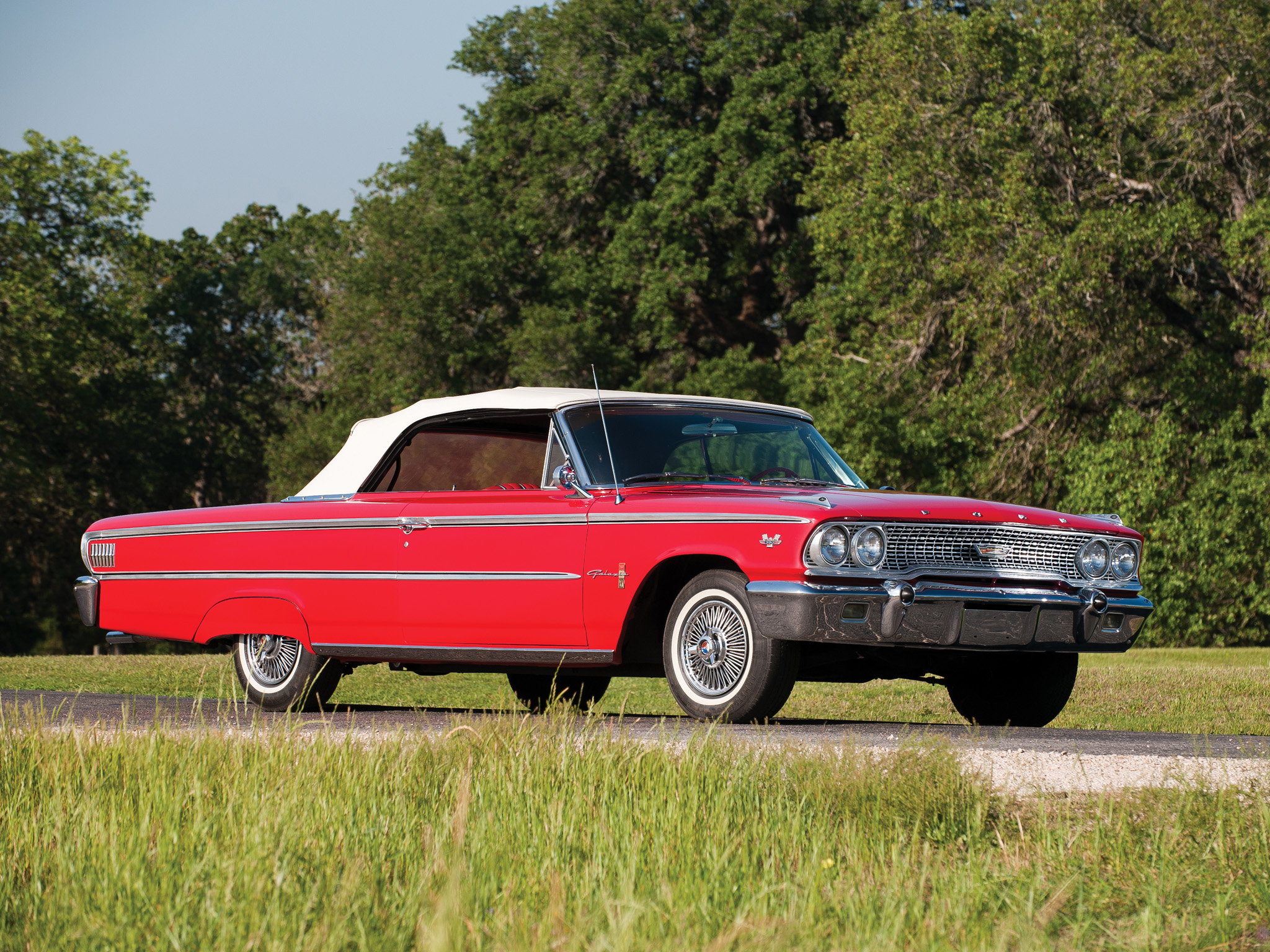 1963, Ford, Galaxie, 500, X l, Sunliner, Classic, Convertible Wallpaper