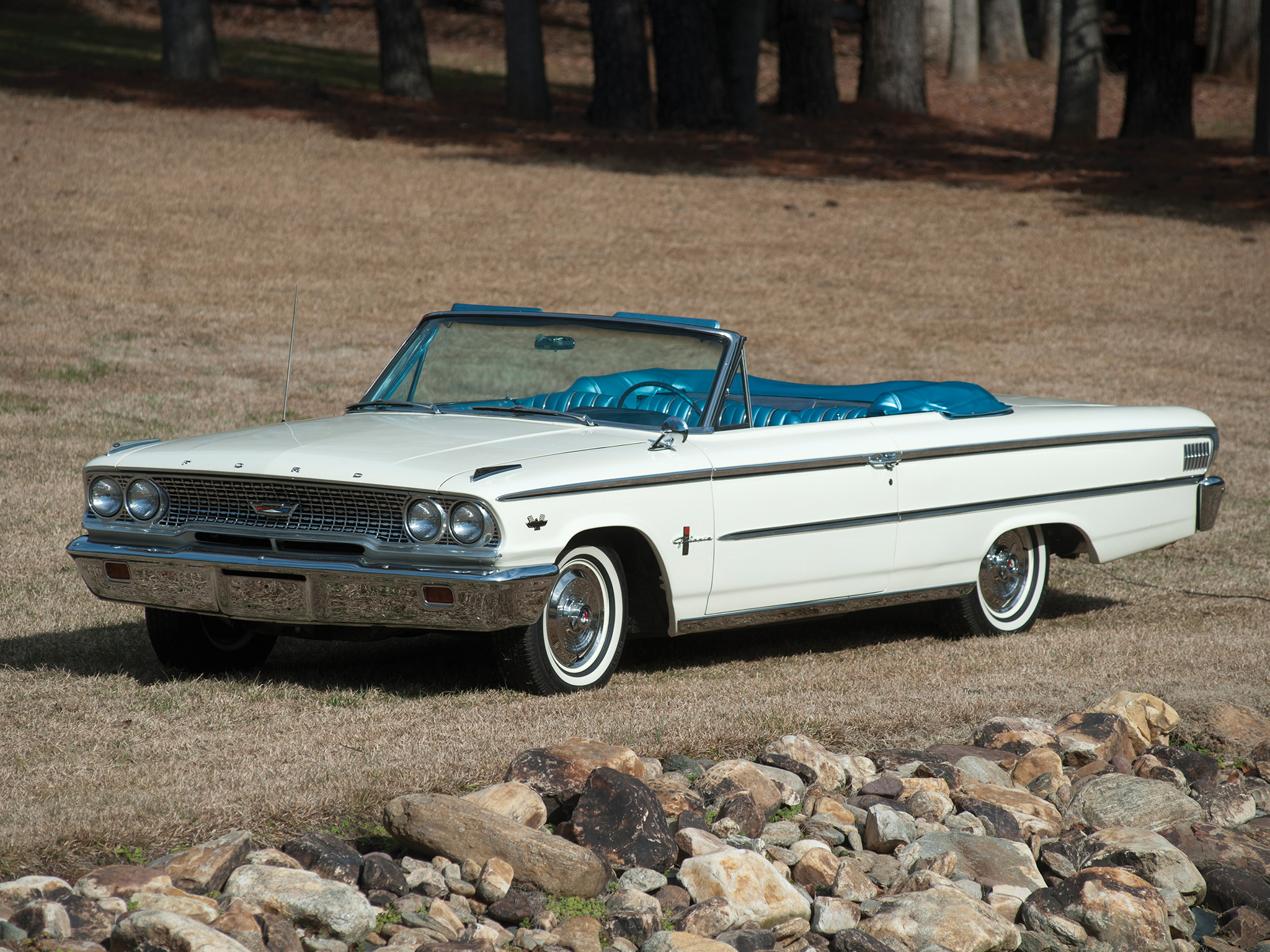 1963, Ford, Galaxie, 500, X l, Sunliner, Classic, Convertible Wallpaper
