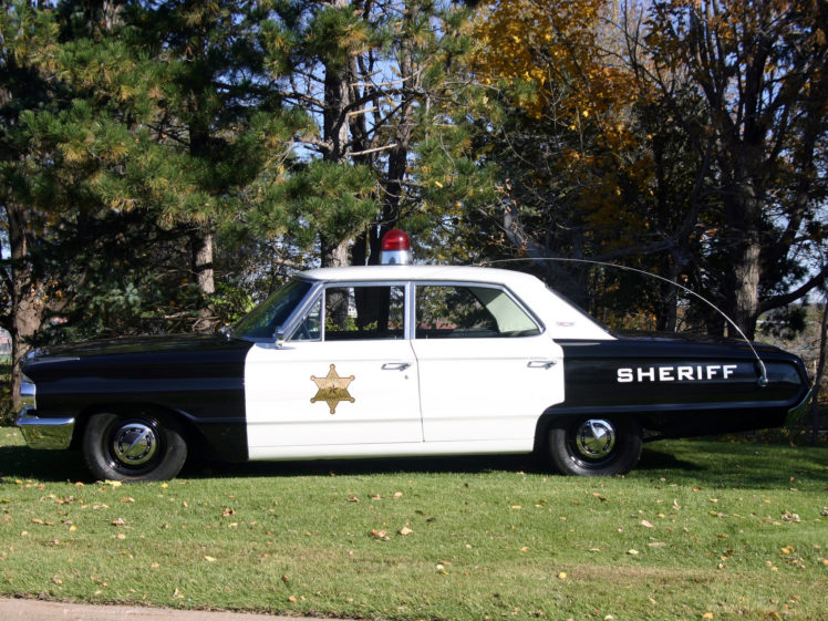 1964, Ford, Galaxie, 500, 4 door, Sedan, Police, Classic HD Wallpaper Desktop Background