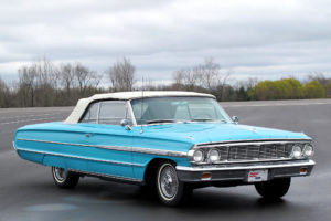 1964, Ford, Galaxie, 500, Convertible, Classic