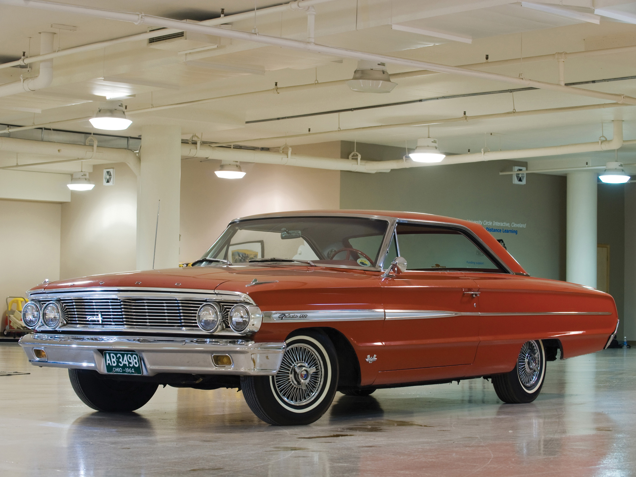 1964, Ford, Galaxie, 500, Hardtop, Coupe, Classic Wallpaper