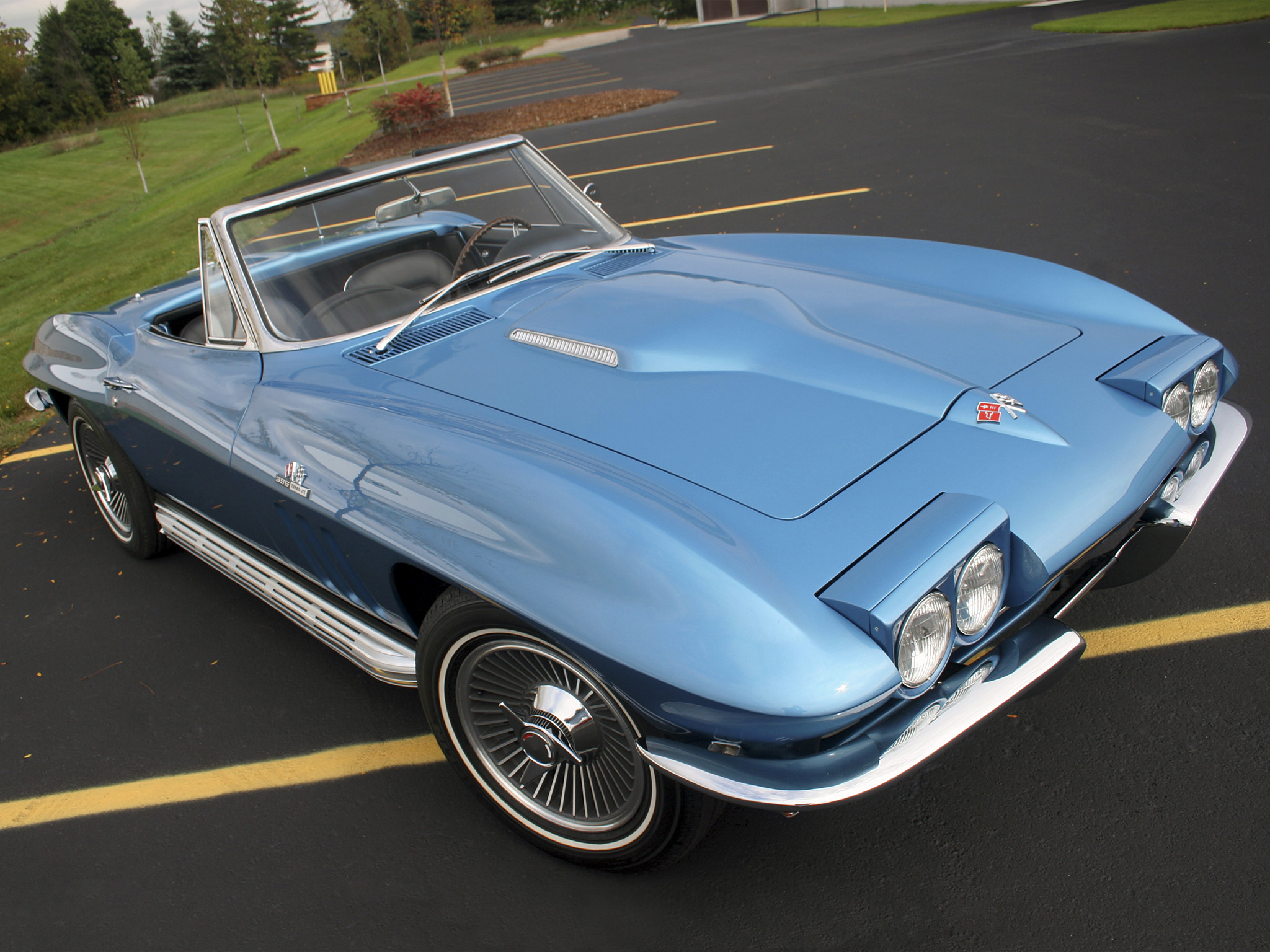 1965, Chevrolet, Corvette, Sting, Ray, L78, 396, Convertible, C 2, Supercar, Muscle, Classic, Gw Wallpaper