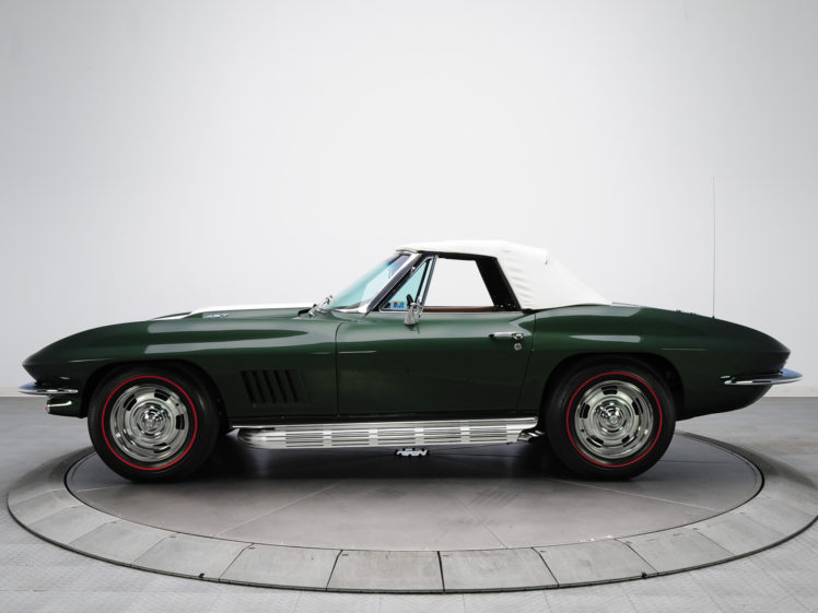 1967, Chevrolet, Corvette, Sting, Ray, L71, 427, Convertible, C 2, Supercar, Muscle, Classic HD Wallpaper Desktop Background