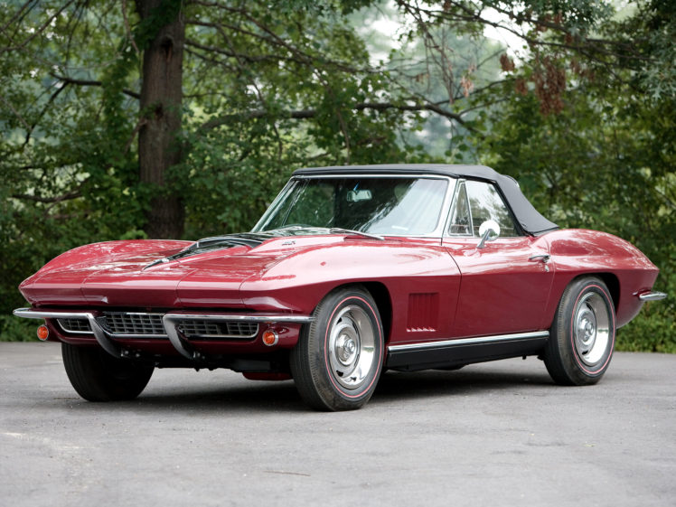 1967, Chevrolet, Corvette, Sting, Ray, L71, 427, Convertible, C 2, Supercar, Muscle, Classic HD Wallpaper Desktop Background