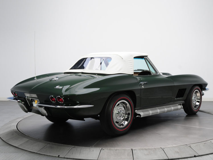1967, Chevrolet, Corvette, Sting, Ray, L71, 427, Convertible, C 2, Supercar, Muscle, Classic HD Wallpaper Desktop Background