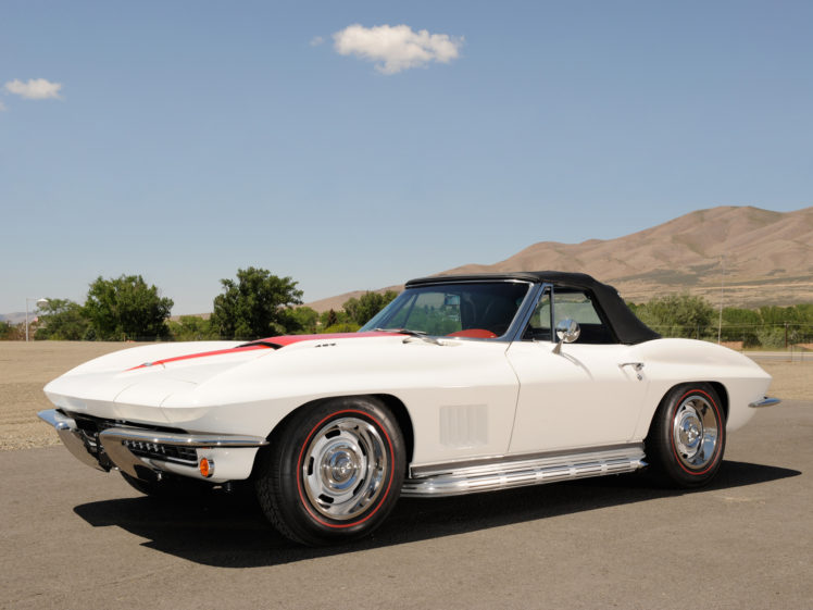 1967, Chevrolet, Corvette, Sting, Ray, L71, 427, Convertible, C 2, Supercar, Muscle, Classic HD Wallpaper Desktop Background