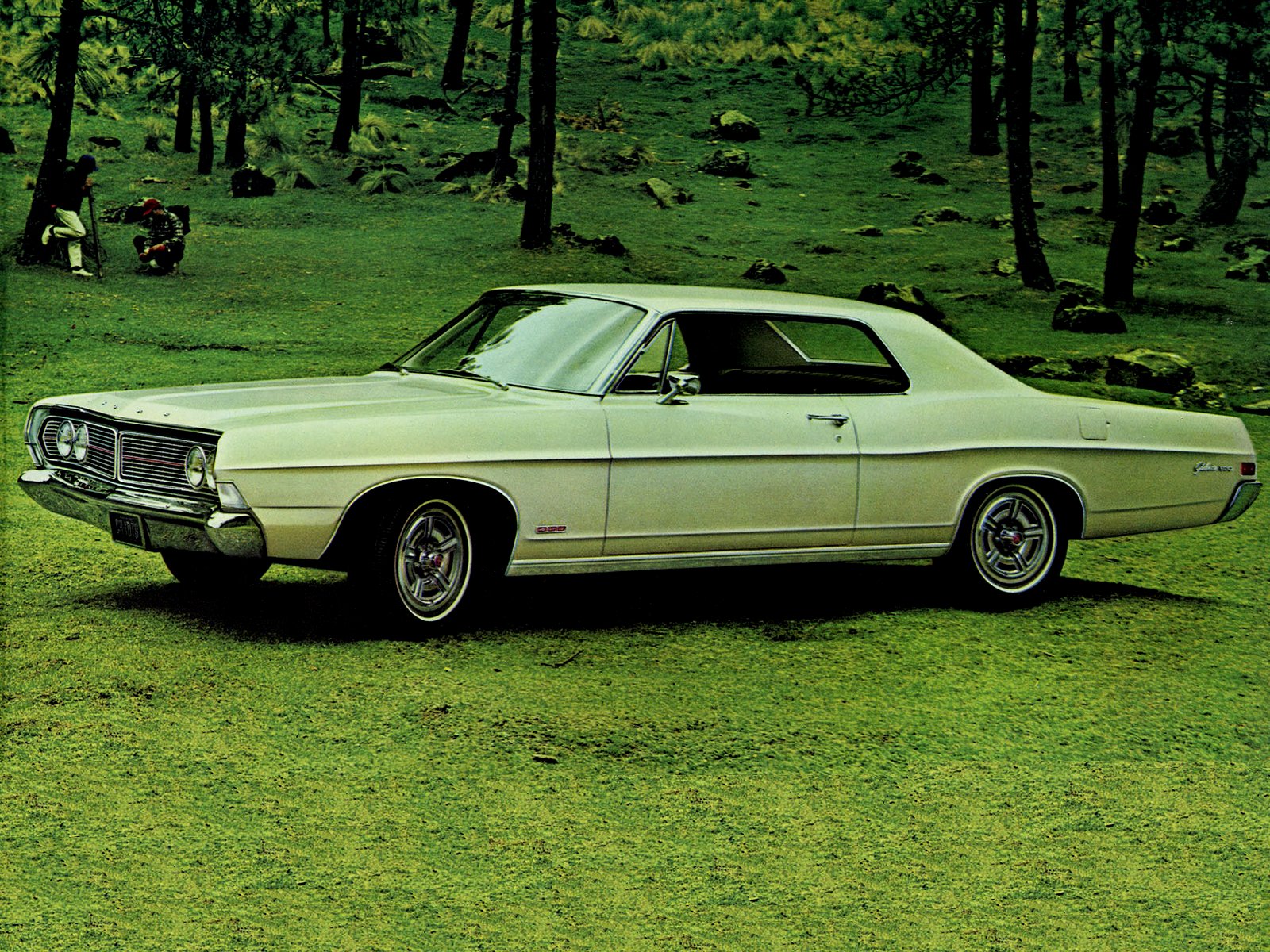 1968, Ford, Galaxie, 500, Hardtop, Coupe, Classic Wallpaper