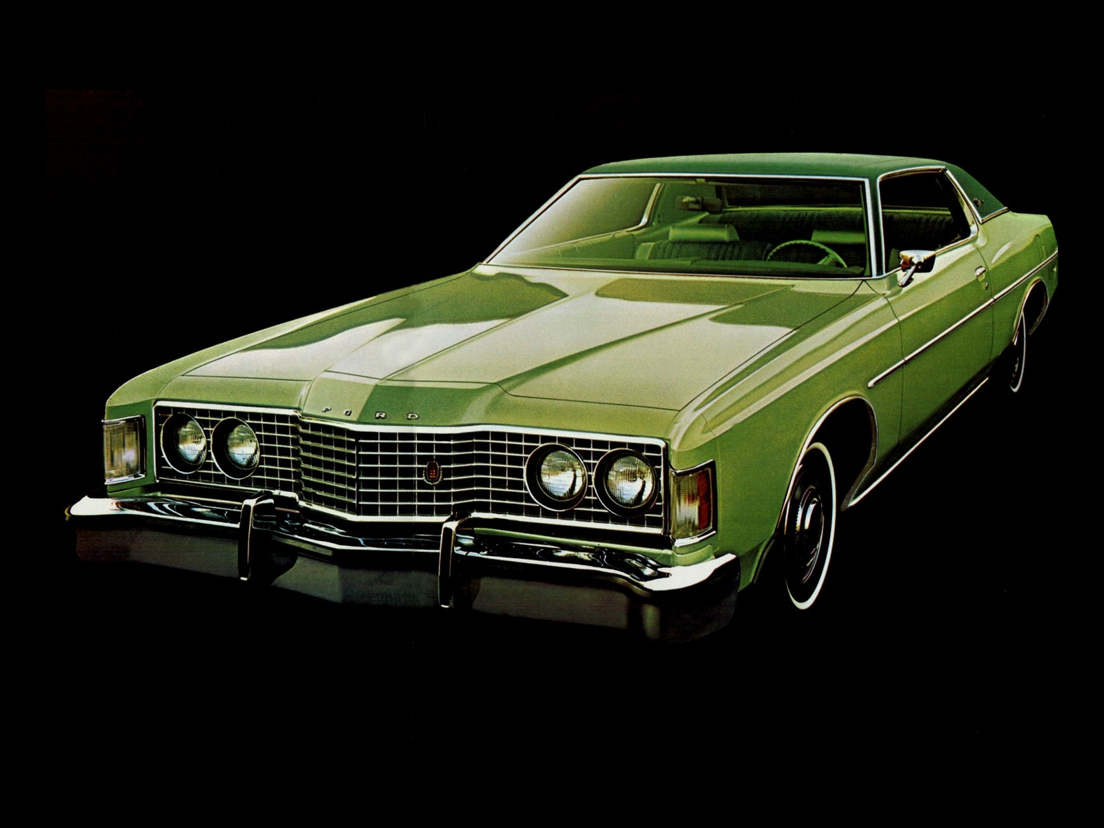 1973, Ford, Galaxie, 500, Hardtop, Coupe, Classic Wallpaper