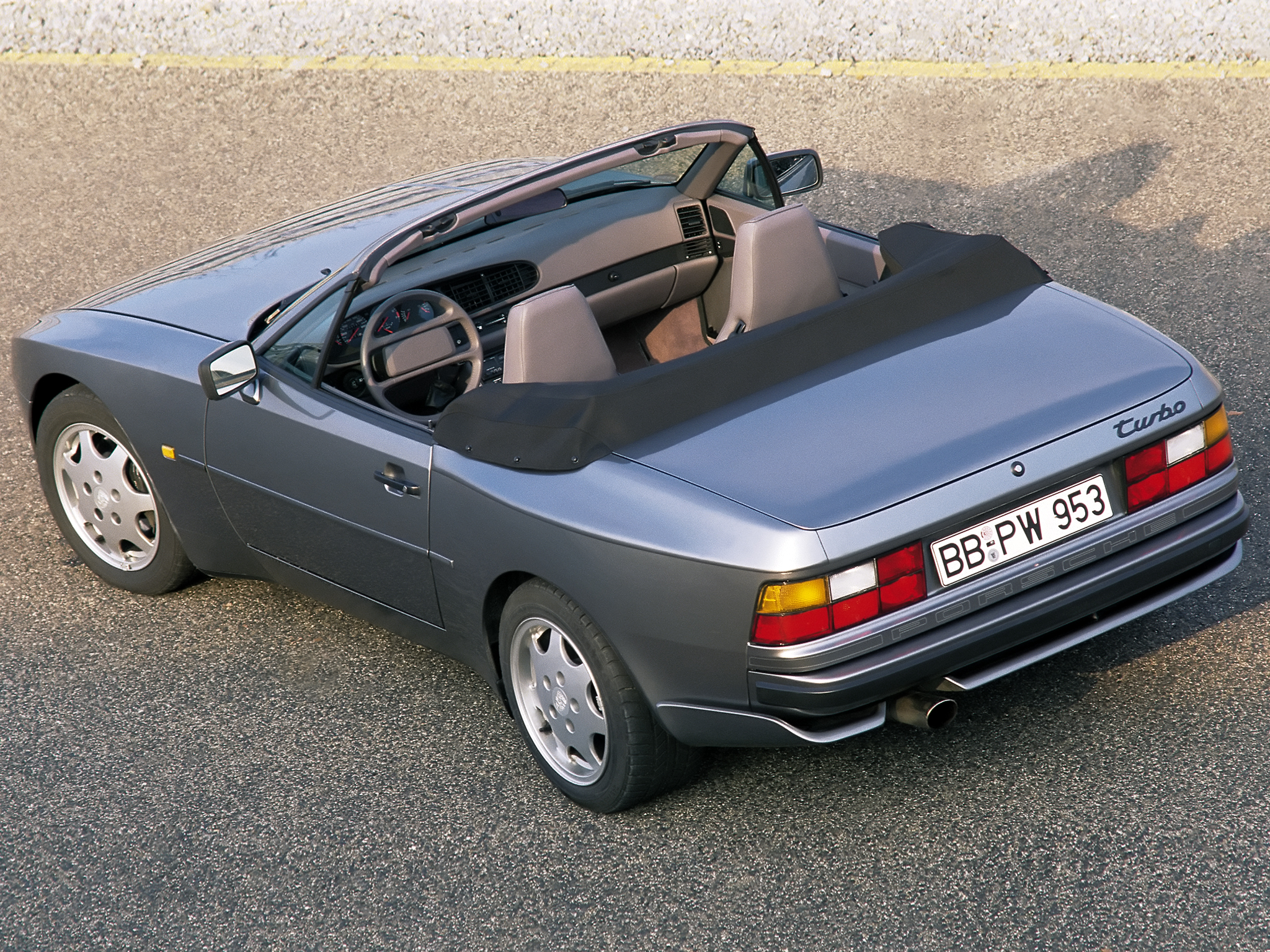 1991, Porsche, 944, Turbo, Cabriolet Wallpaper