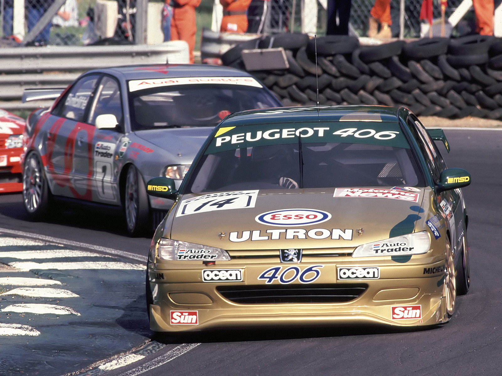 1996, Peugeot, 406, Btcc, Race, Racing Wallpaper