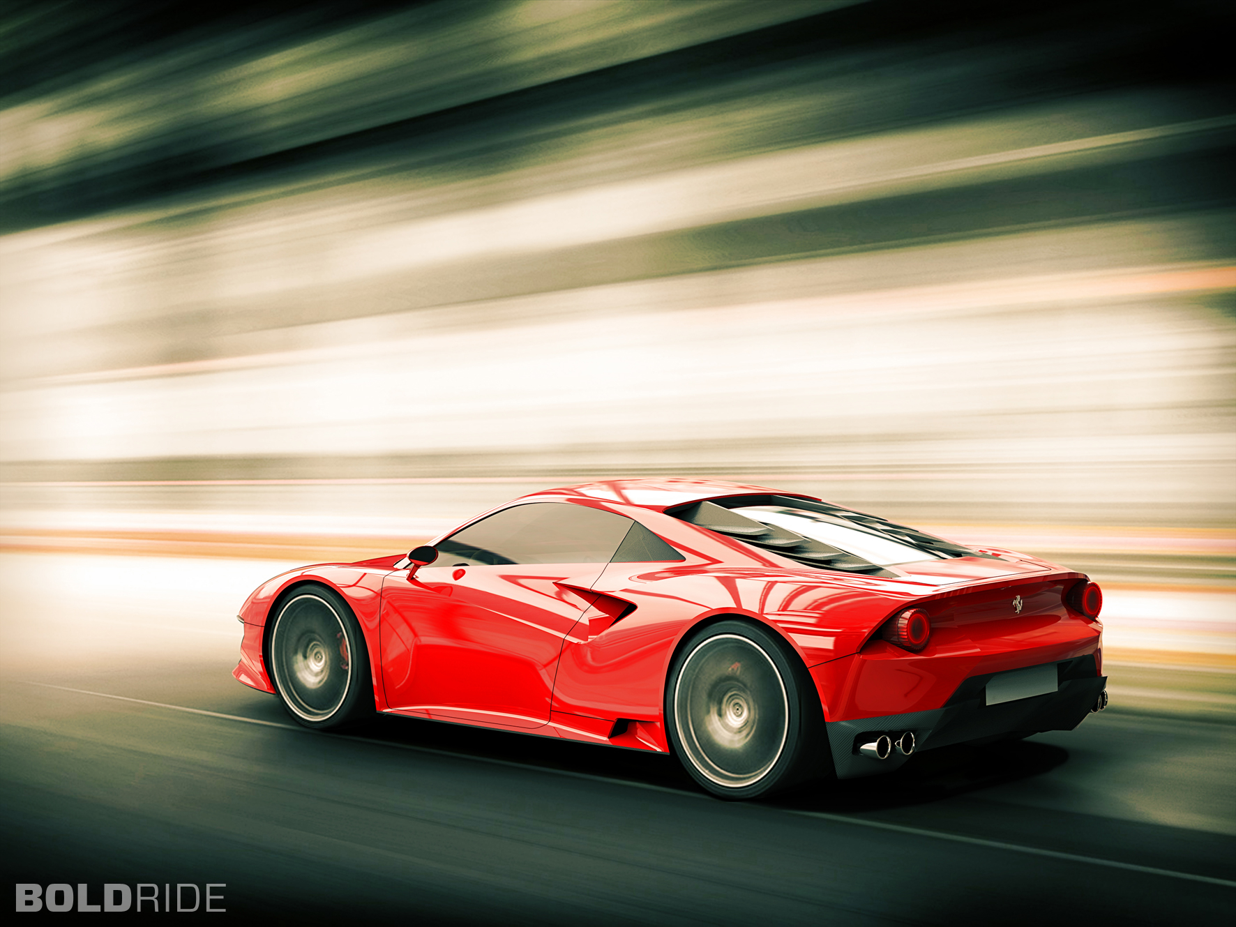 2013, Ferrari, 358, Gtb, Concept Wallpaper
