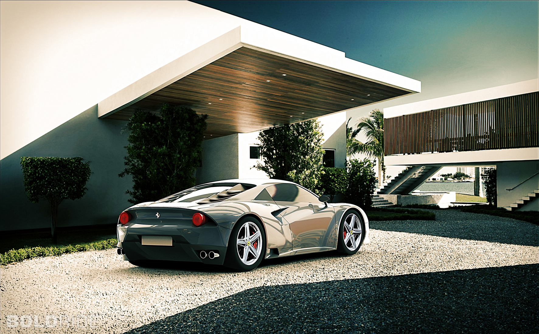 2013, Ferrari, 358, Gtb, Concept, Jf Wallpaper