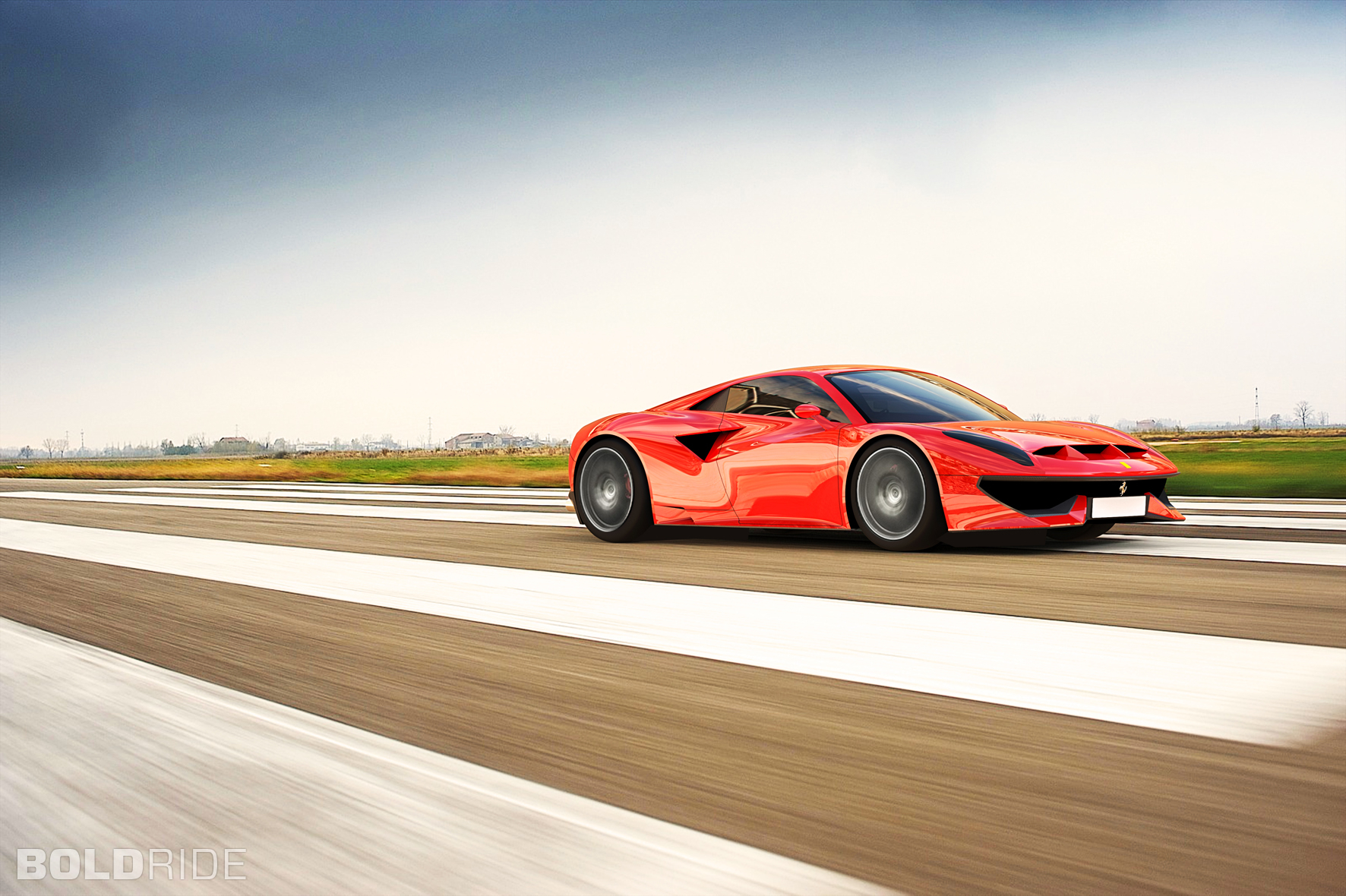 2013, Ferrari, 358, Gtb, Concept Wallpaper