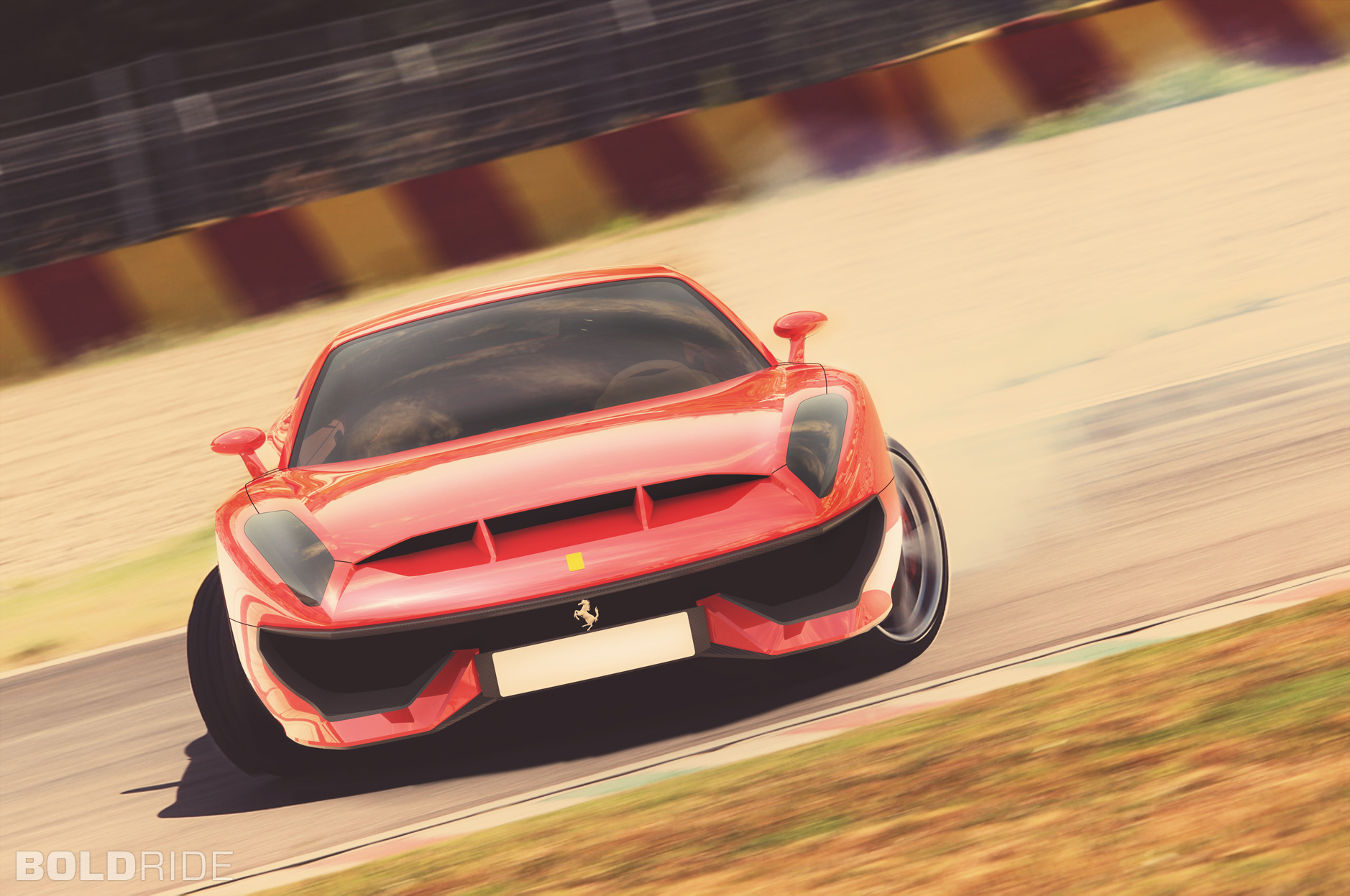 2013, Ferrari, 358, Gtb, Concept Wallpaper