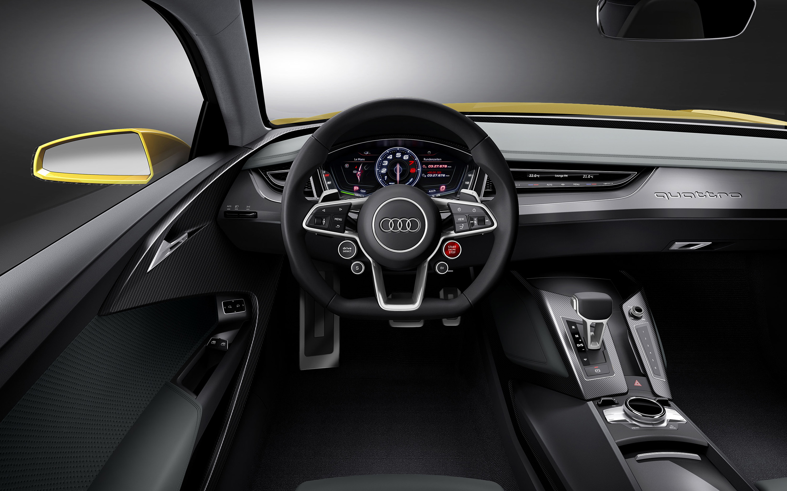 2013, Audi, Sport, Quattro, Concept, Tuning, Interior Wallpaper