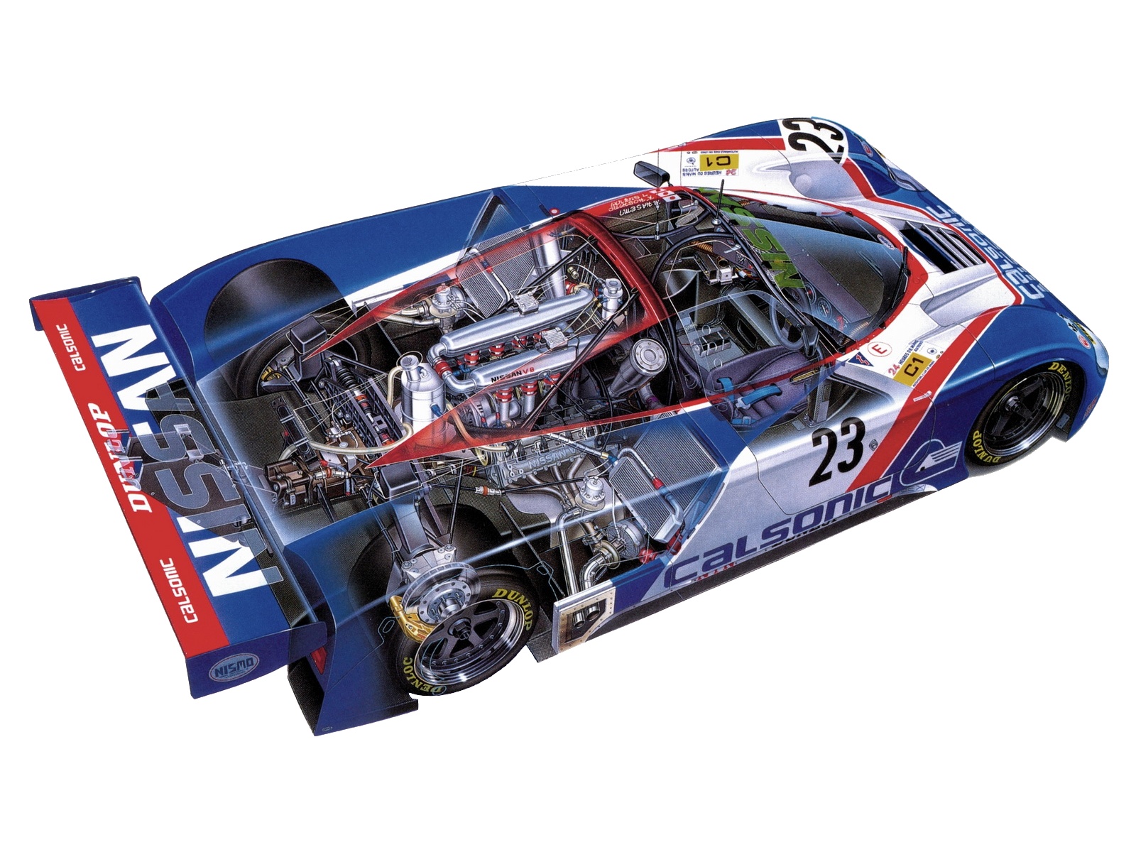1989, Nissan, R89c, Race, Racing, Interior, Engine Wallpaper