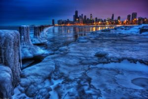 water, Ice, Cityscapes, Chicago