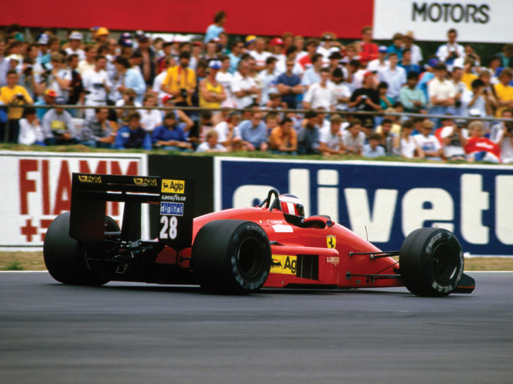 1987, Ferrari, F187, Formula, One, F 1, Race, Racing HD Wallpaper Desktop Background