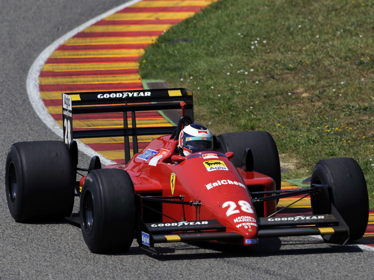 1987, Ferrari, F187, Formula, One, F 1, Race, Racing, Wheel HD Wallpaper Desktop Background