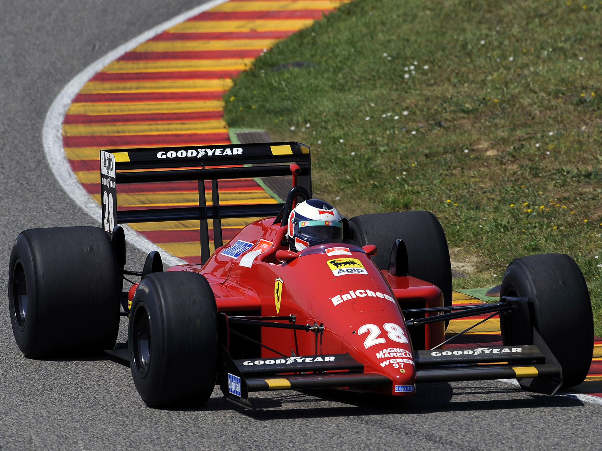 1987, Ferrari, F187, Formula, One, F 1, Race, Racing, Wheel Wallpaper