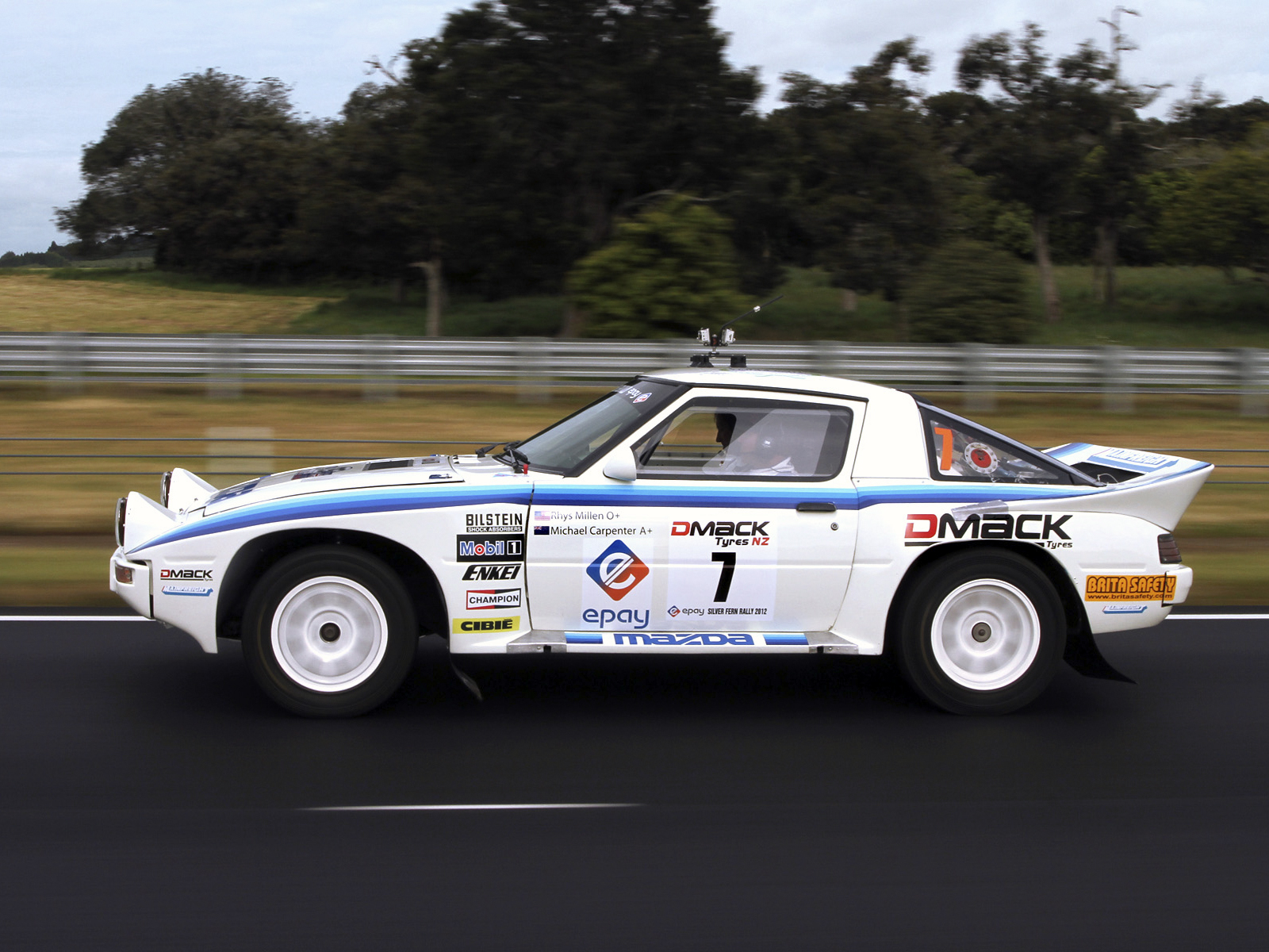 1985, Mazda, Rx 7, Group b, Acropolis, Rally, Race, Racing Wallpaper