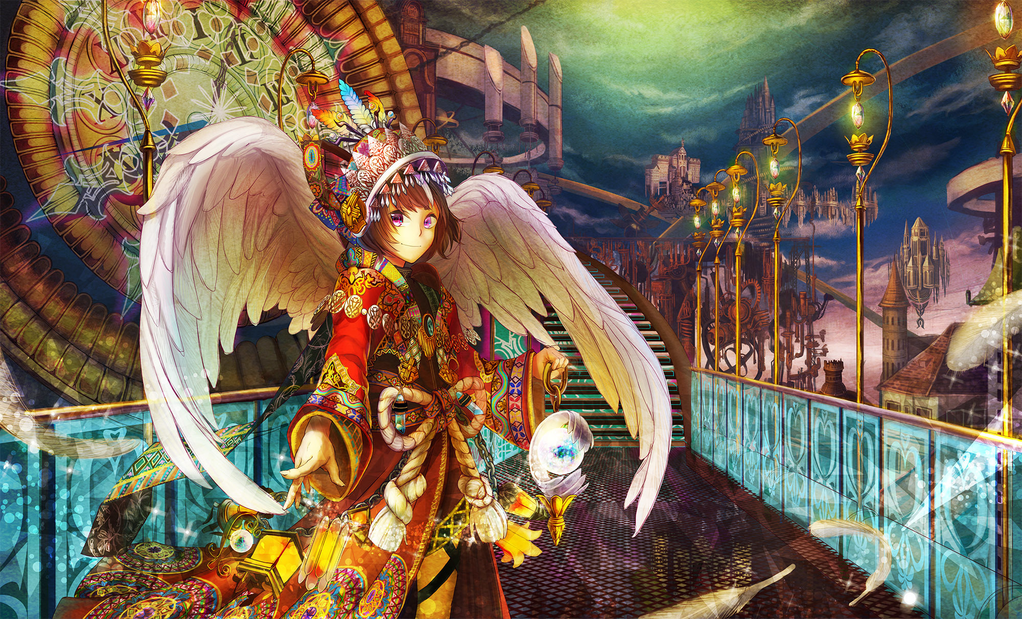 angel, Wings, Original Wallpaper