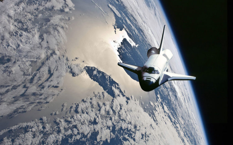 earth, From, Space, Space, Shuttle HD Wallpaper Desktop Background