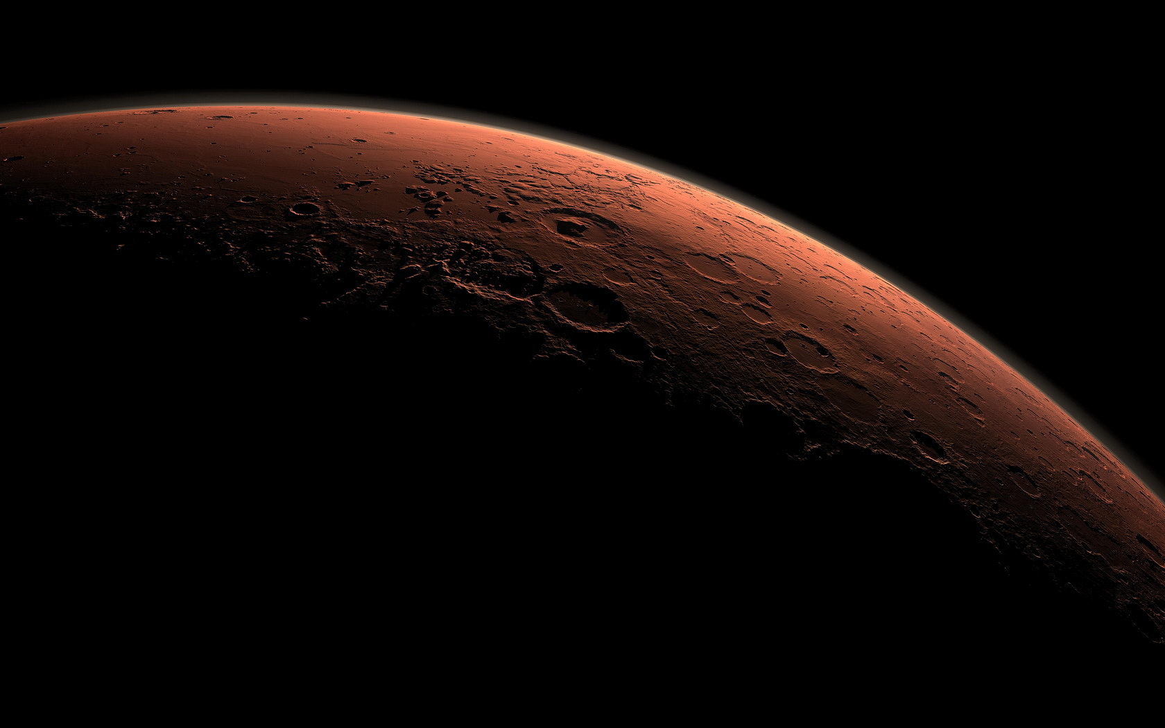mars, Planet, From, Space Wallpaper