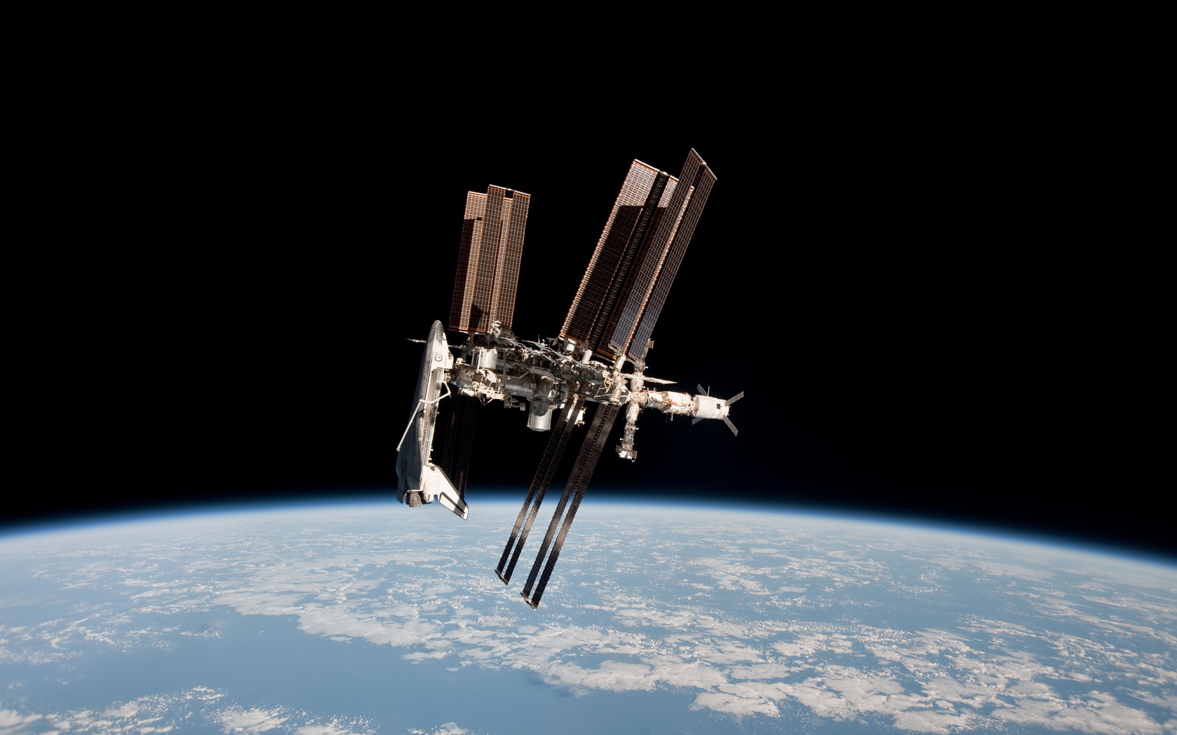 earth, From, Space, Space, Station Wallpaper