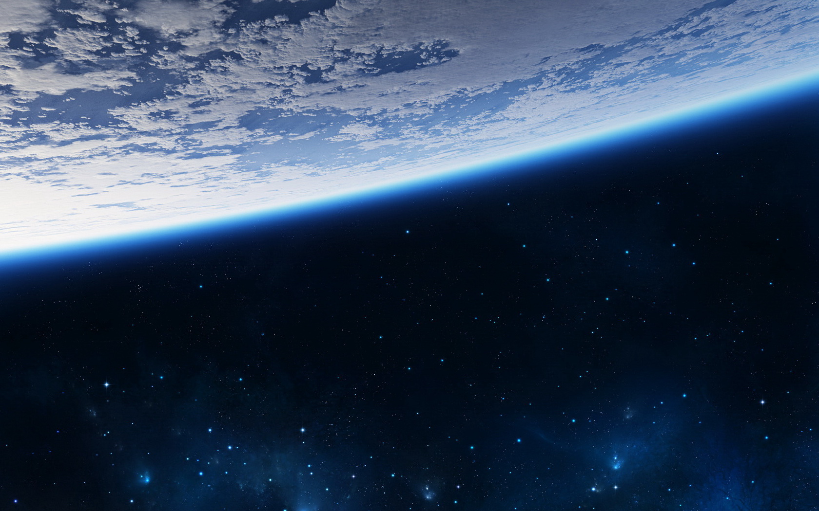 earth, From, Space Wallpaper